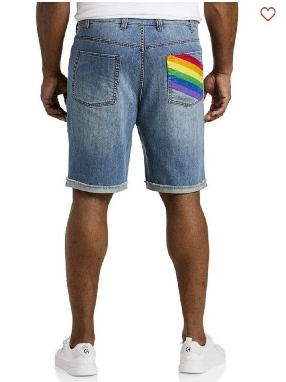 True Nation Wild Pride Denim Shorts Cotton Waist 48 Men's Modern Touch Peace
